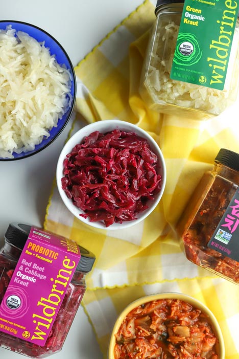 Fermented foods assortment